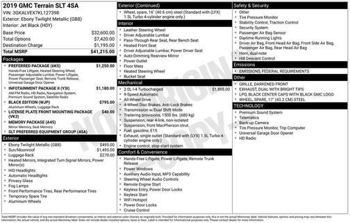 2019 GMC Terrain SLT