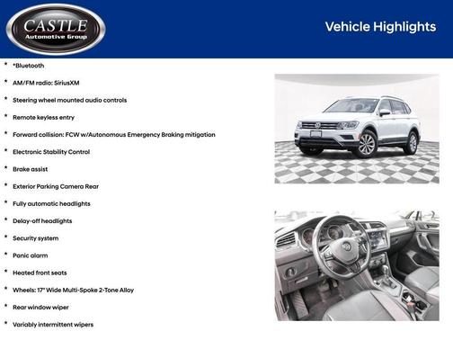 2019 Volkswagen Tiguan 2.0T SE