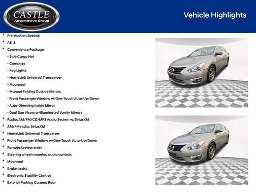 2013 Nissan Altima 2.5 SV