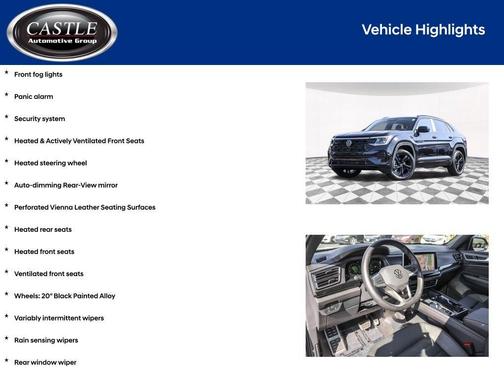 2025 Volkswagen Atlas Cross Sport 2.0T SEL R-Line Black