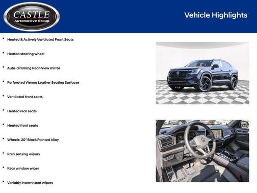 2025 Volkswagen Atlas Cross Sport 2.0T SEL R-Line Black