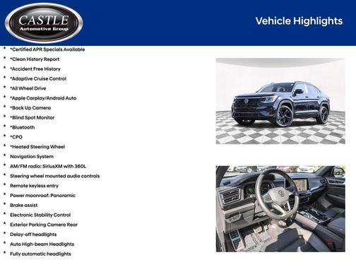 2025 Volkswagen Atlas Cross Sport 2.0T SEL R-Line Black