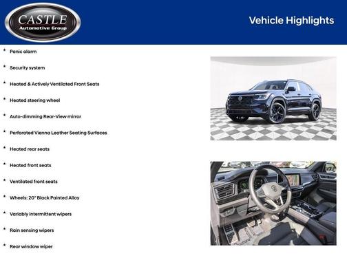 2025 Volkswagen Atlas Cross Sport 2.0T SEL R-Line Black