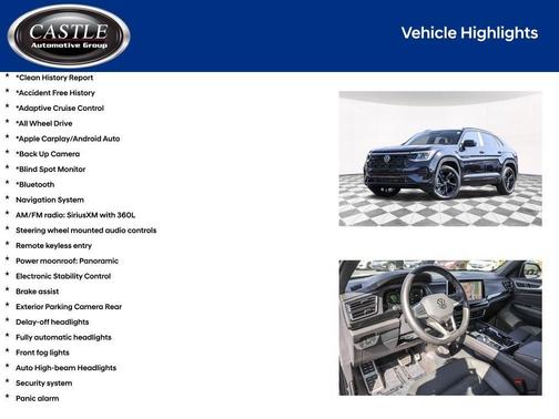 2025 Volkswagen Atlas Cross Sport 2.0T SEL R-Line Black