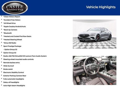 2023 Genesis G70 2.0T