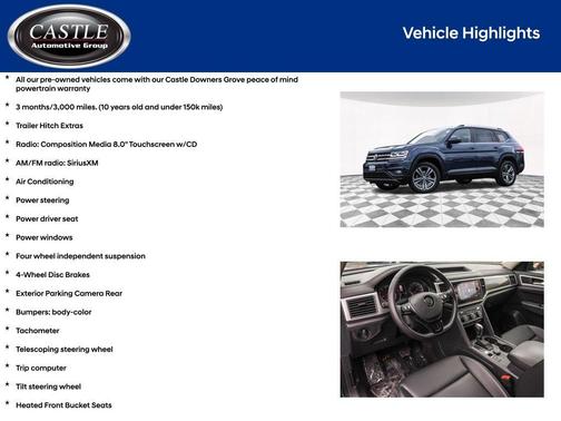 2018 Volkswagen Atlas 3.6L SE w/Technology