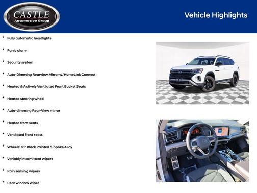 2025 Volkswagen Atlas 2.0T Peak Edition