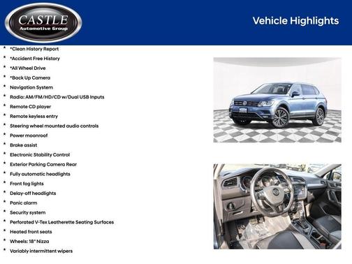 2018 Volkswagen Tiguan 2.0T SEL