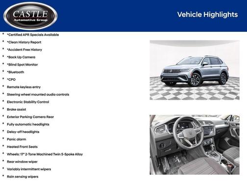 2024 Volkswagen Tiguan 2.0T S