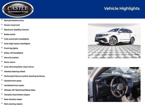 2022 Volkswagen Tiguan 2.0T SEL R-Line