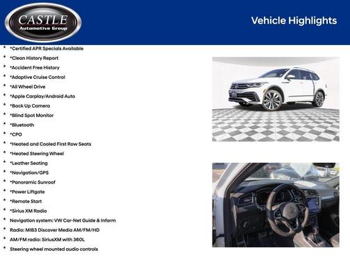 2022 Volkswagen Tiguan 2.0T SEL R-Line