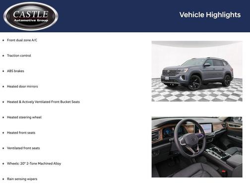 2026 Volkswagen Atlas 2.0T SE w/Technology