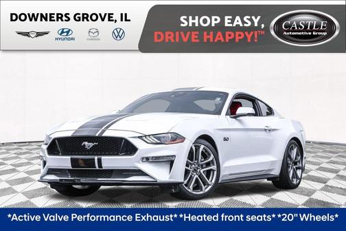 Oxford White 2022 Ford Mustang GT Premium