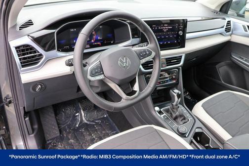 Platinum Gray Metallic 2025 Volkswagen Taos 1.5T SE