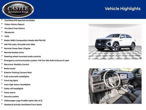 2025 Volkswagen Atlas Cross Sport 2.0T SE w/Technology