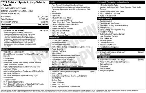 2021 BMW X1 xDrive28i