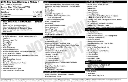 2025 Jeep Grand Cherokee L Laredo