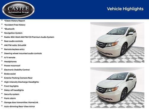 2016 Honda Odyssey Touring Elite