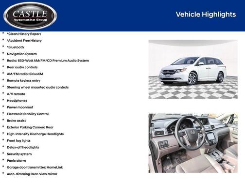 2016 Honda Odyssey Touring Elite