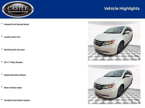 2016 Honda Odyssey Touring Elite