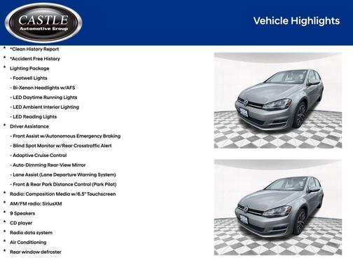 2016 Volkswagen Golf TSI SE 4-Door