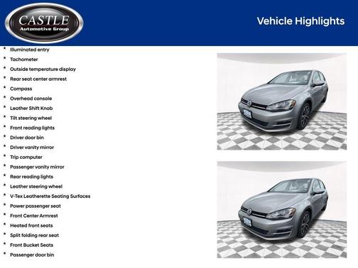 2016 Volkswagen Golf TSI SE 4-Door