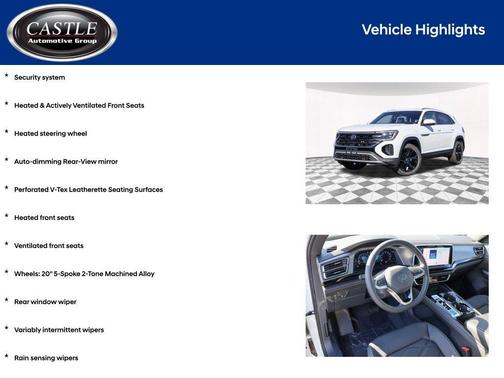 2025 Volkswagen Atlas Cross Sport 2.0T SE w/Technology