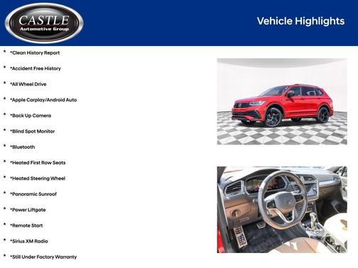 2024 Volkswagen Tiguan 2.0T SE R-Line Black