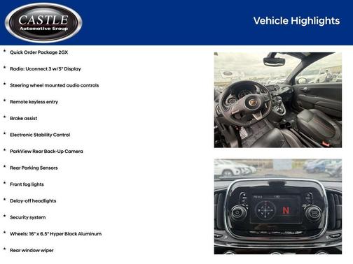 Vesuvio Black Pearl 2019 FIAT 500 Abarth