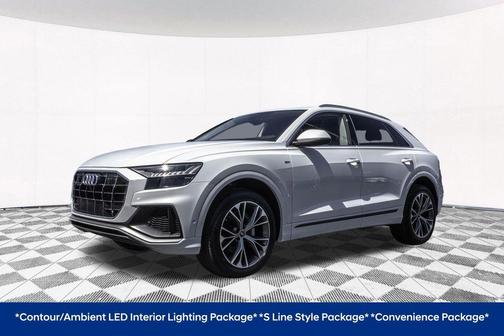 Glacier White Metallic 2023 Audi Q8 55 Premium Plus
