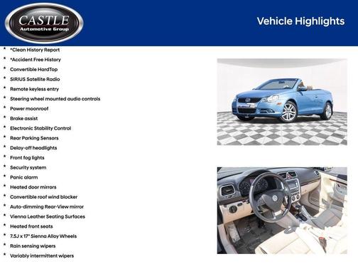 2009 Volkswagen Eos Lux