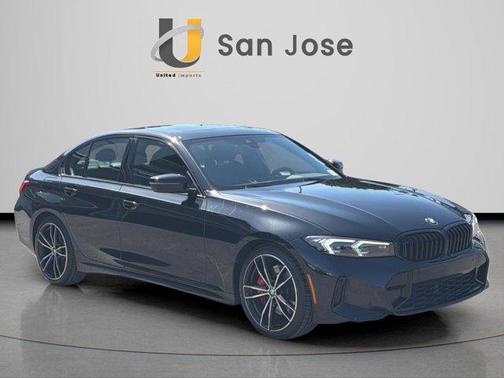 Black Sapphire Metallic 2023 BMW 330 330i M Sport Package