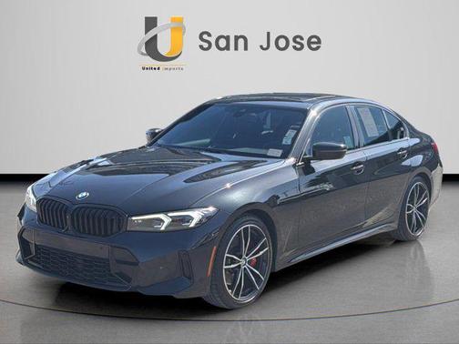 Black Sapphire Metallic 2023 BMW 330 330i M Sport Package