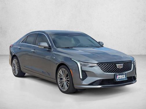Satin Steel Metallic 2021 Cadillac CT4 Premium Luxury