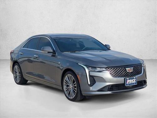 Satin Steel Metallic 2021 Cadillac CT4 Premium Luxury