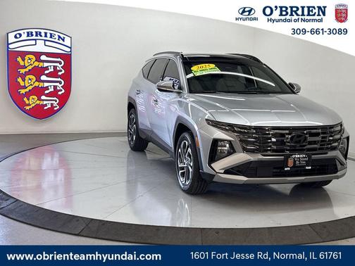 Shimmering Silver 2025 Hyundai TUCSON Hybrid Limited