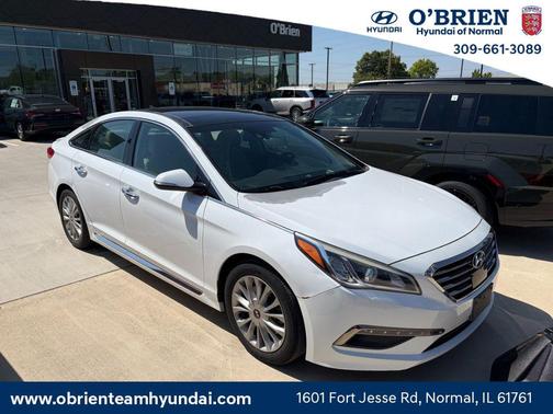 Quartz White Pearl 2015 Hyundai SONATA Limited
