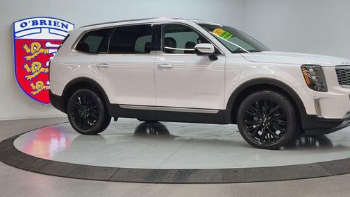 Glacial White Pearl 2021 Kia Telluride SX