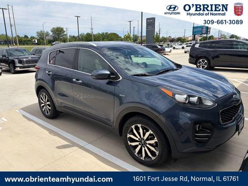 Pacific Blue 2017 Kia Sportage EX