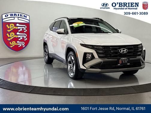 Creamy White Pearl 2025 Hyundai TUCSON Hybrid SEL Convenience
