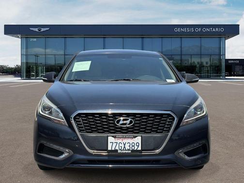 Astral Blue 2017 Hyundai SONATA Hybrid SE