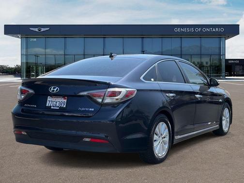 Astral Blue 2017 Hyundai SONATA Hybrid SE