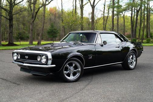 Black with White Stripes 1967 Chevrolet Camaro SS