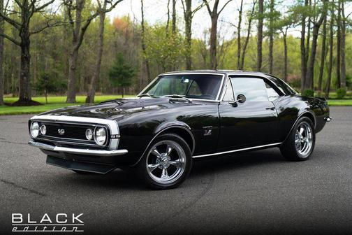 Black with White Stripes 1967 Chevrolet Camaro SS