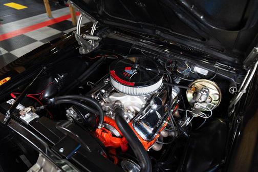 Black with White Stripes 1967 Chevrolet Camaro SS