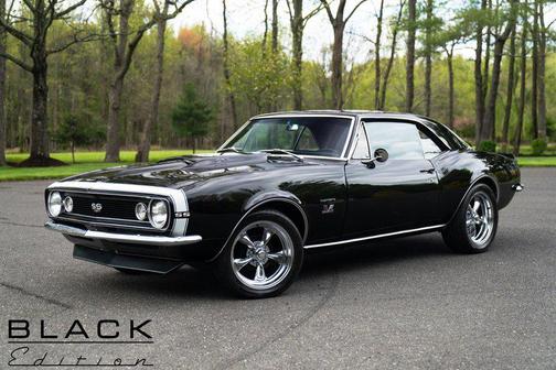 Black with White Stripes 1967 Chevrolet Camaro SS
