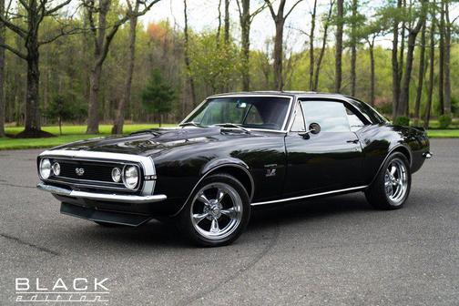 Black with White Stripes 1967 Chevrolet Camaro SS
