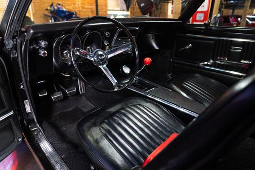 Black with White Stripes 1967 Chevrolet Camaro SS