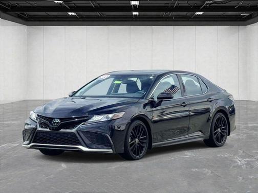 Midnight Black Metallic 2023 Toyota Camry XSE