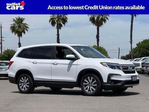 Platinum White Pearl 2020 Honda Pilot 2WD EX-L